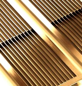 Вентиляционные решетки для подоконников - тип 1