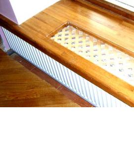 Вентиляционные решетки для подоконников - тип 2