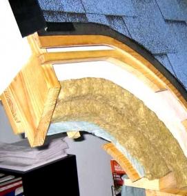 Вентиляция кровли из профнастила - вариант 2