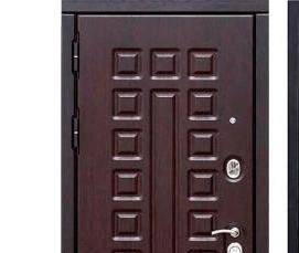 Входные двери красного цвета - вариант 3