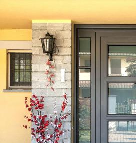 Входные двери в дом со стеклом - тип 2