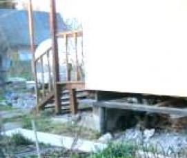 Винтовые сваи под деревянный дом - модель 1