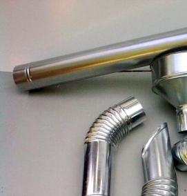 Водосточная система из оцинкованной стали - модель 1