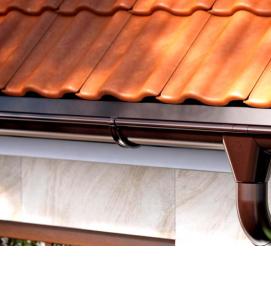 Водосточные системы черные - вариант 1