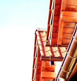 Водосточные системы черные - вариант 3