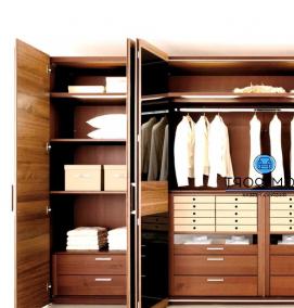 Встраиваемая мебель на заказ гардеробная - вариант 3