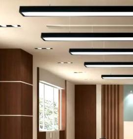 Встраиваемые светильники светодиодные офисные - тип 1