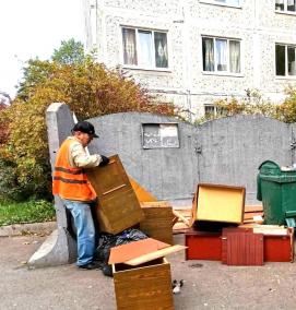 Вывоз крупногабаритного мусора из квартиры - тип 4