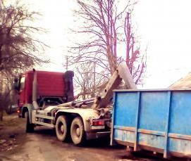 Вывоз мусора 8 кубовые контейнеры - модель 2