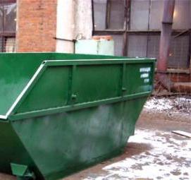 Вывоз мусора маленький контейнер Москва