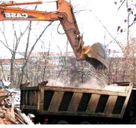 Вывоз мусора после сноса дома Новосибирск