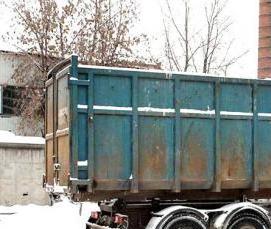 Вывоз мусора съемными контейнерами - модель 3