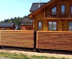Забор для деревянного дома под ключ Новосибирск
