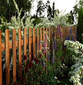Забор для садового участка под ключ Пермь
