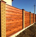 Железобетонные секции для забора с установкой Сочи