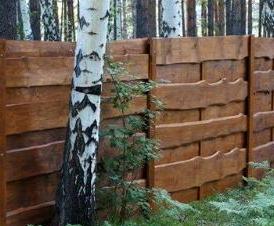 Забор из горбыля Стандарт