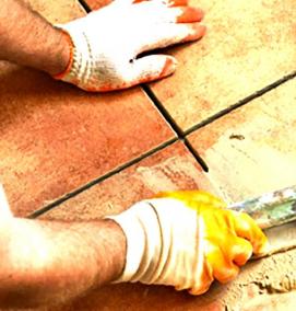 Зачистка швов керамической плитки - модель 4