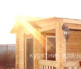 Закрытая беседка с летней кухней - вариант 4