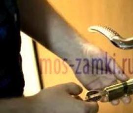 Замена дверных замков в квартире - тип 2