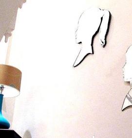 Зеркало фигурное настенное - модель 1