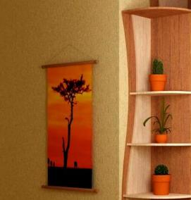 Зеркало с ящиком в прихожую - тип 2