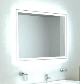 Зеркало в ванную 80х80 - тип 2