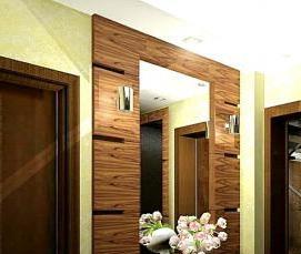 Зеркало волна в прихожую - тип 1