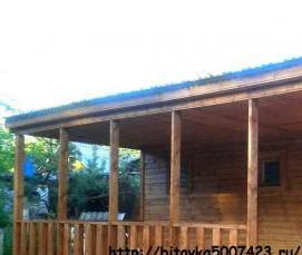 Жилые бытовки для дачи с душем - вариант 1