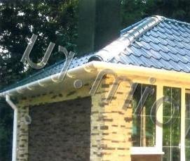 Зимние беседки с мангалом для дачи - модель 3