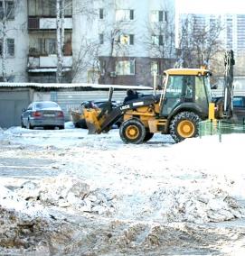 Зимняя уборка снега - тип 3